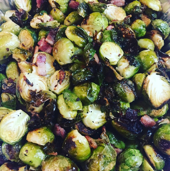 Brussels sprouts with bacon