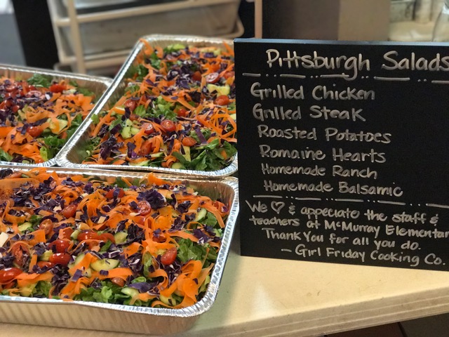 Pittsburgh Salad for Teacher Appreciation