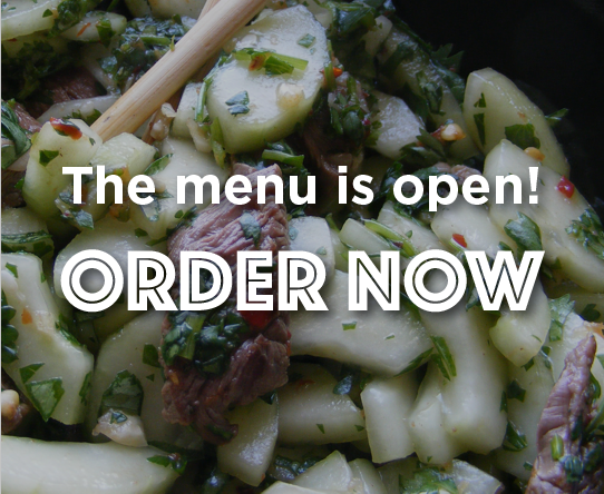 Order this Thai Steak + Cucumbers Now!