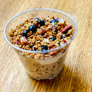 Blueberry Crumble Overnight Oats