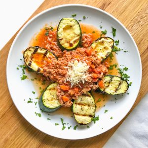 Bolognese with Zucchini