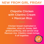 Chipotle Chicken with Cilantro Cream